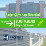 Panjur Çit Fiyatları