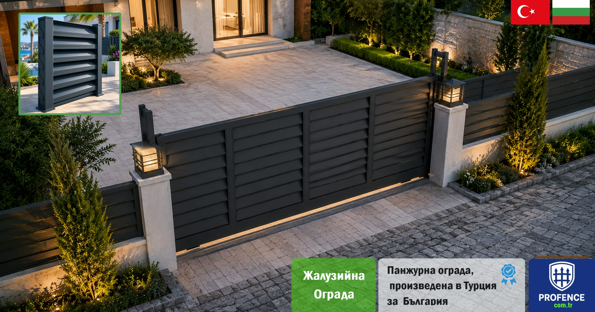 Панжурна ограда, произведена в Турция за България
